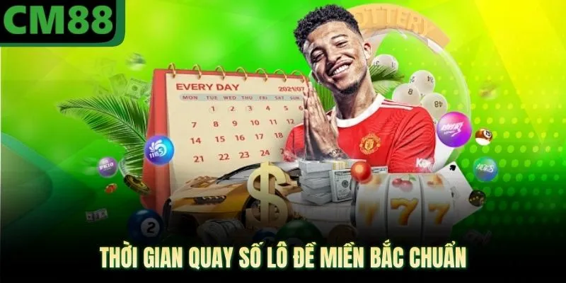 Thời gian quay số lô đề miền bắc chuẩn